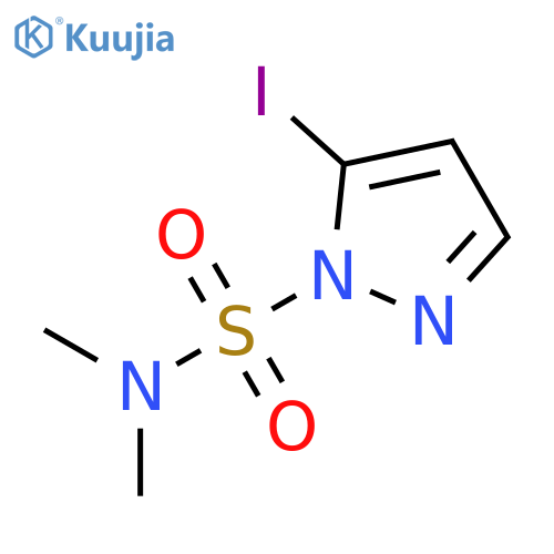 5-iodo-N,N-dimethyl-1H-pyrazole-1-sulfonamide structure