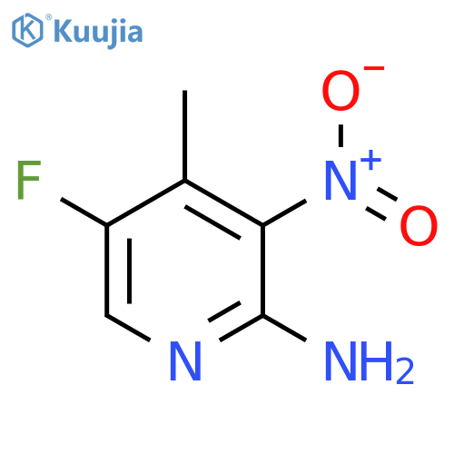 5-Fluoro-4-methyl-3-nitropyridin-2-amine structure
