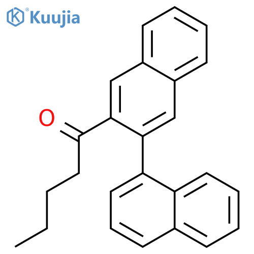 1-Pentanone, 1-[1,2'-binaphthalen]-3'-yl- structure