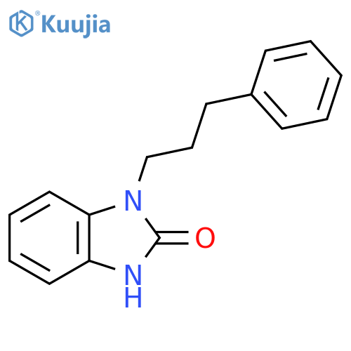 2H-Benzimidazol-2-one, 1,3-dihydro-1-(3-phenylpropyl)- structure
