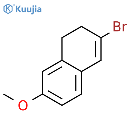 3-BROMO-7-METHOXY-1,2-DIHYDRONAPHTHALENE structure