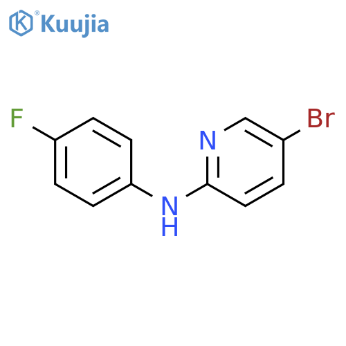 N-(5-Bromo-2-pyridinyl)-N-(4-fluorophenyl)amine structure