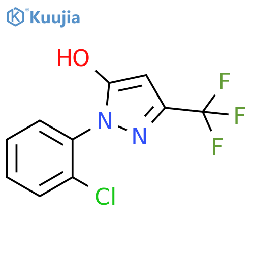1-(2-chlorophenyl)-3-(trifluoromethyl)-1H-pyrazol-5-ol structure
