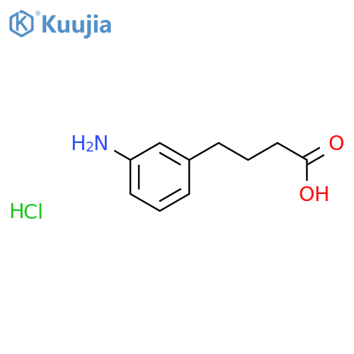4-(3-Aminophenyl)butyric Acid, Hydrochloride structure