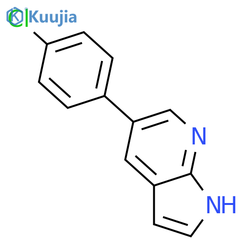 5-(4-Chlorophenyl)-1H-pyrrolo[2,3-B]pyridine structure