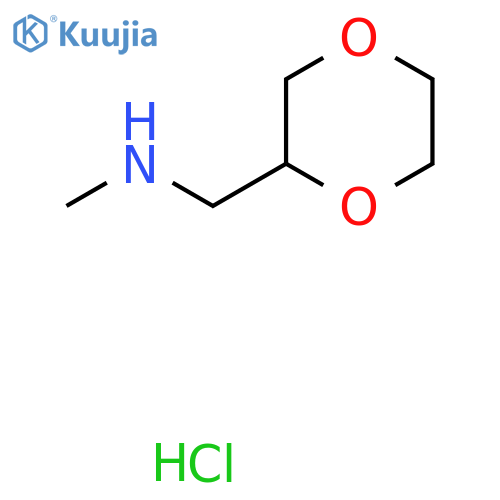 [1,4]Dioxan-2-ylmethyl-methyl-amine hydrochloride structure