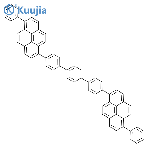 1-Phenyl-6-[4-[4-[4-(6-phenylpyren-1-yl)phenyl]phenyl]phenyl]pyrene structure