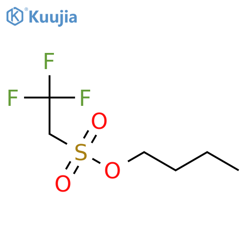 Ethanesulfonic acid, 2,2,2-trifluoro-, butyl ester structure