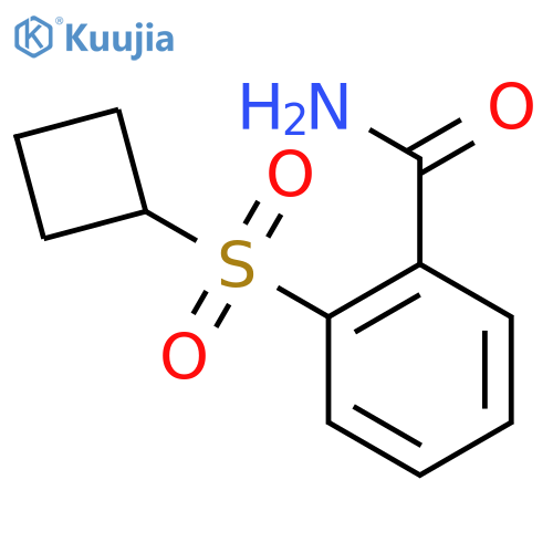 Benzamide, 2-(cyclobutylsulfonyl)- structure