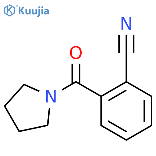 Benzonitrile, 2-(1-pyrrolidinylcarbonyl)- structure