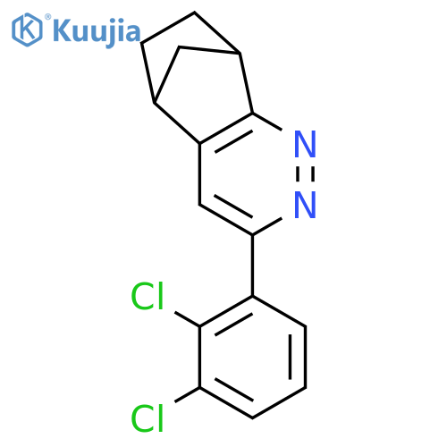 5,8-Methanocinnoline, 3-(2,3-dichlorophenyl)-5,6,7,8-tetrahydro- structure