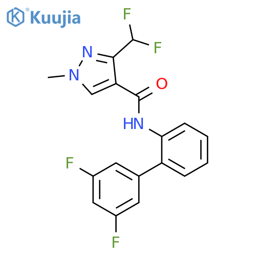 N-(3',5'-Difluorobiphenyl-2-yl)-3-difluoromethyl-1-methyl-1H-pyrazole-4-carboxamide structure