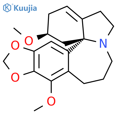2H,4H-[1,3]Dioxolo[4,5-h]indolo[7a,1-a][2]benzazepine, 1,5,6,12,13,14-hexahydro-7,13-dimethoxy-, (11bS,13S)- structure