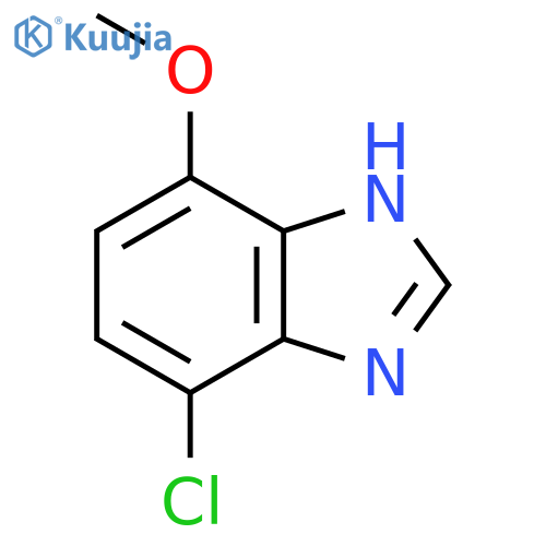 7-Chloro-4-methoxy-1H-benzimidazole structure