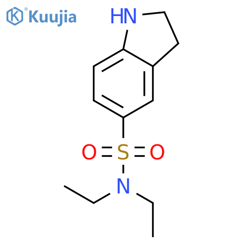 N,N-Diethyl-2,3-dihydro-1H-indole-5-sulfonamide structure