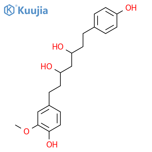 3,5-Heptanediol, 1-(4-hydroxy-3-methoxyphenyl)-7-(4-hydroxyphenyl)- structure