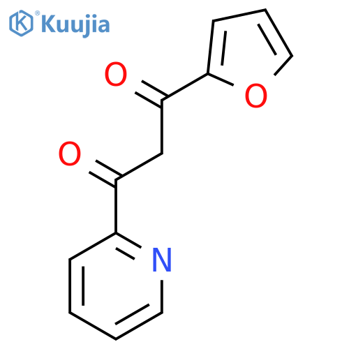 1-(furan-2-yl)-3-(pyridin-2-yl)propane-1,3-dione structure