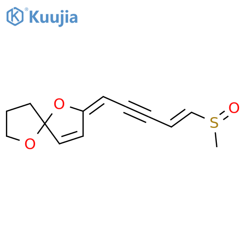 2-(5-Methylthio-4-penten-2-ynylidene)-1,6-dioxaspiro[4.4]non-3-ene; (2Z,4'E)-form, S-Oxide structure