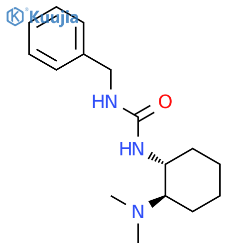 Urea, N-[(1R,2R)-2-(dimethylamino)cyclohexyl]-N'-(phenylmethyl)- structure