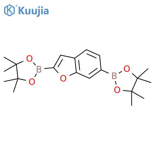 Benzofuran, 2,6-bis(4,4,5,5-tetramethyl-1,3,2-dioxaborolan-2-yl)- structure
