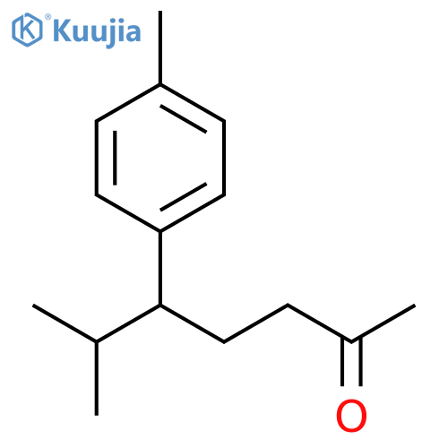 2-Heptanone, 6-methyl-5-(4-methylphenyl)- structure