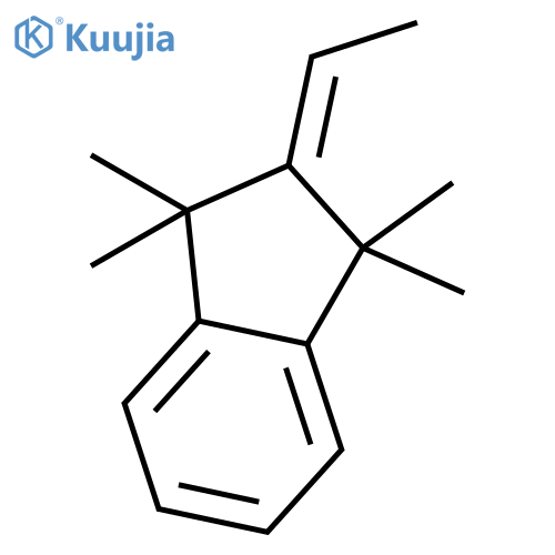 1H-Indene, 2-ethylidene-2,3-dihydro-1,1,3,3-tetramethyl- structure
