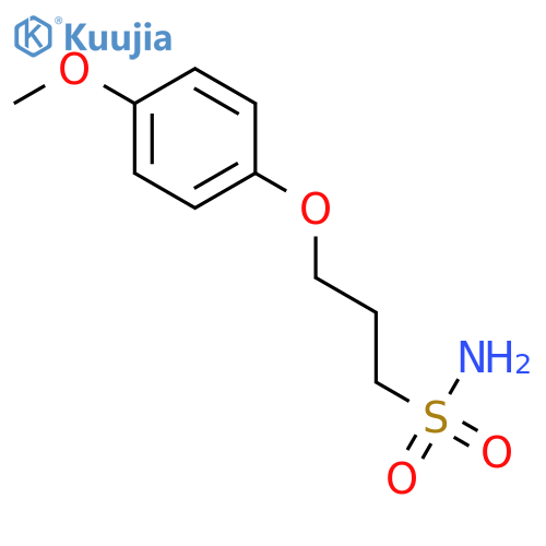 3-(4-methoxyphenoxy)propane-1-sulfonamide structure