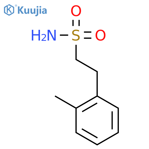 2-(2-methylphenyl)ethane-1-sulfonamide structure