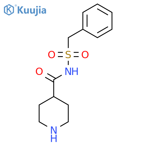 N-(Benzylsulfonyl)-piperidine-4-carboxamide structure
