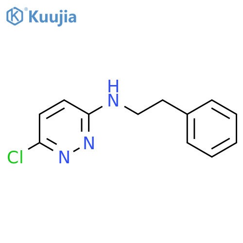 6-chloro-N-(2-phenylethyl)pyridazin-3-amine structure