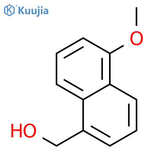 (5-methoxynaphthalen-1-yl)methanol structure