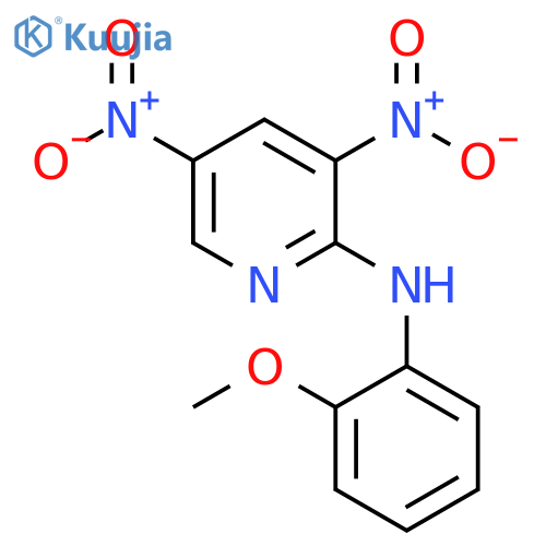 N-(2-methoxyphenyl)-3,5-dinitropyridin-2-amine structure