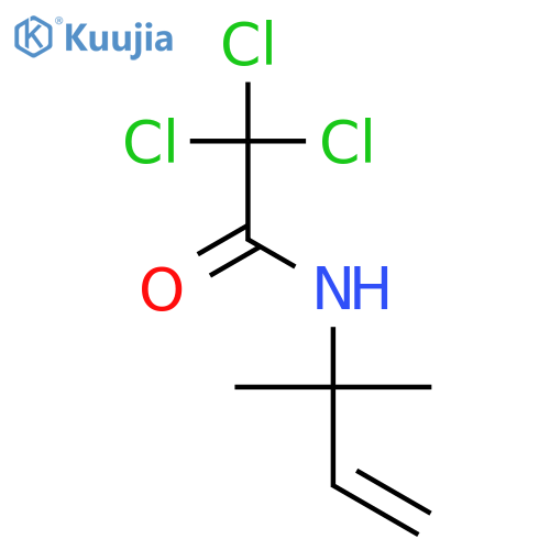 Acetamide, 2,2,2-trichloro-N-(1,1-dimethyl-2-propenyl)- structure
