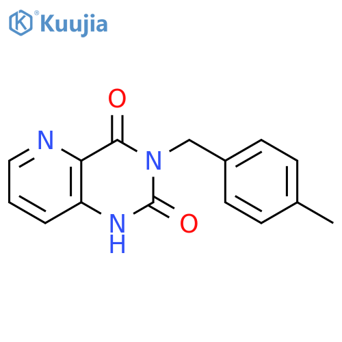 3-(4-methylbenzyl)pyrido3,2-dpyrimidine-2,4(1H,3H)-dione structure