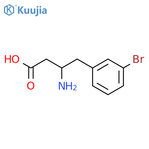 Benzenebutanoicacid, b-amino-3-bromo- structure