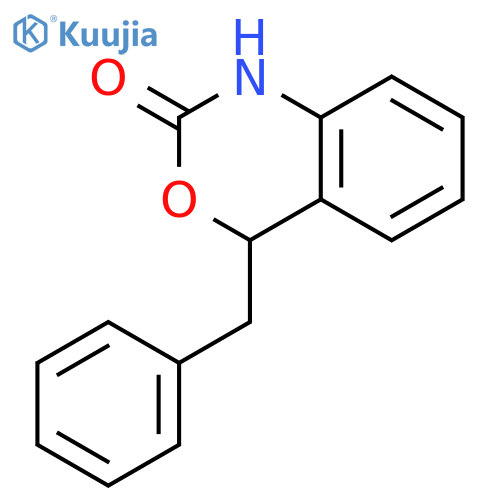 2H-3,1-Benzoxazin-2-one, 1,4-dihydro-4-(phenylmethyl)-, (4S)- structure