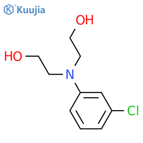 N,N-Bis(2-Hydroxyethyl)-3-chloroaniline structure