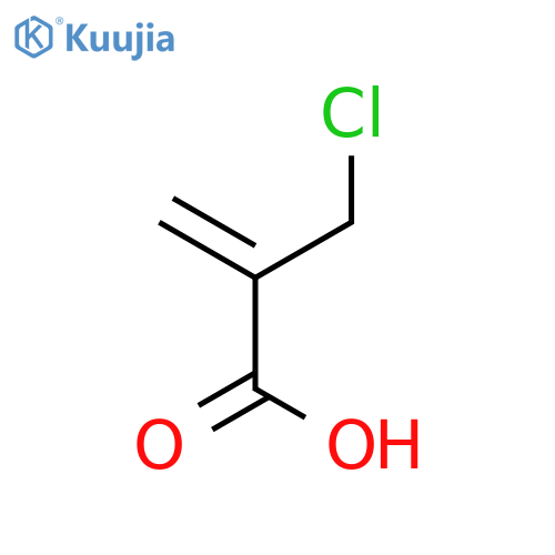 2-Propenoic acid, 2-(chloromethyl)- structure