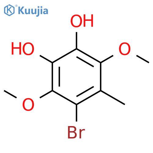 1,2-Benzenediol, 4-bromo-3,6-dimethoxy-5-methyl- structure
