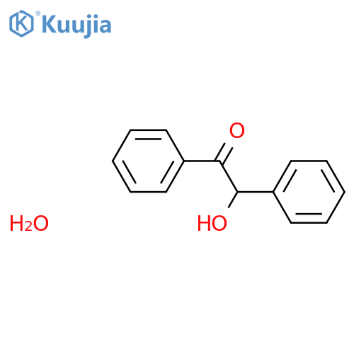 Ethanone, 2-hydroxy-1,2-diphenyl-, hydrate (1:?) structure