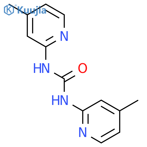 1,3-Bis(4-methylpyridin-2-yl)urea structure