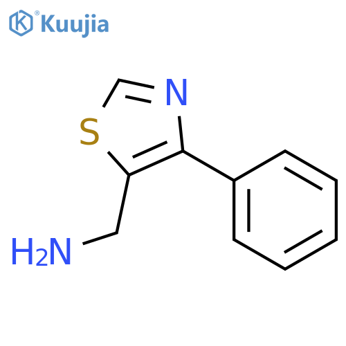 [(4-phenyl-1,3-thiazol-5-yl)methyl]amine dihydrochloride structure