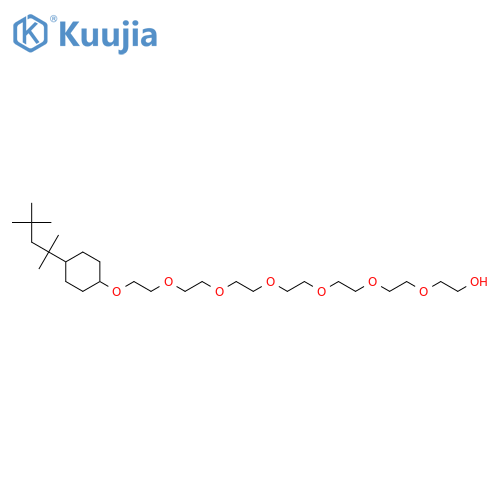 Poly(oxy-1,2-ethanediyl),a-[4-(1,1,3,3-tetramethylbutyl)cyclohexyl]-w-hydroxy- structure