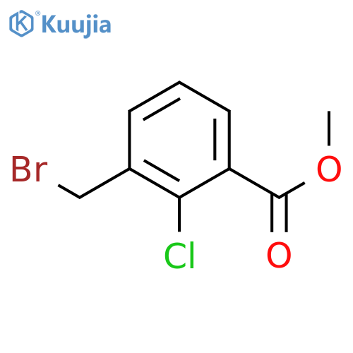 methyl 3-(bromomethyl)-2-chlorobenzoate structure