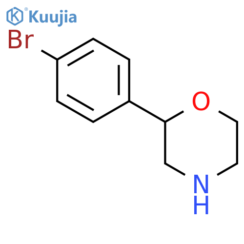 (2S)-2-(4-bromophenyl)morpholine structure