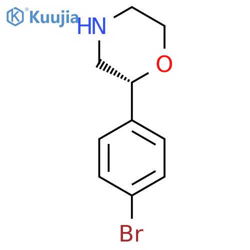 (2R)-2-(4-bromophenyl)morpholine structure