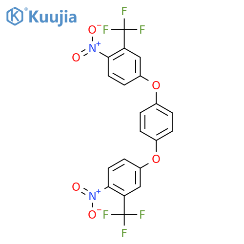 Benzene, 1,4-bis[4-nitro-3-(trifluoromethyl)phenoxy]- structure