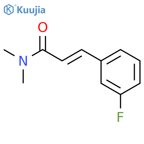 2-Propenamide, 3-(3-fluorophenyl)-N,N-dimethyl- structure