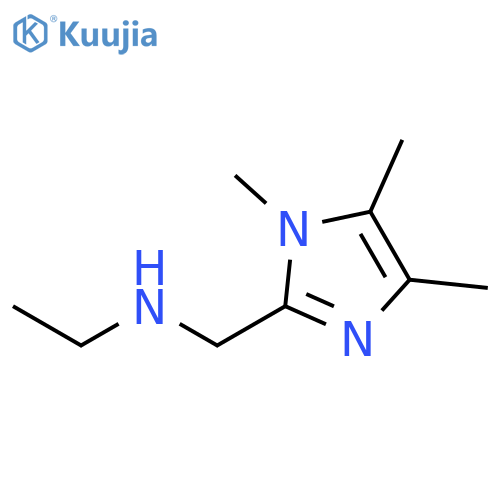 N-(1,4,5-Trimethyl-1H-imidazol-2-yl)methylethanamine dihydrochloride structure