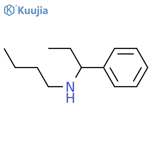 butyl(1-phenylpropyl)amine structure